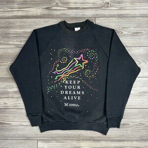 Vintage 90's Anti Drug Keep Your Dreams Alive Crewneck